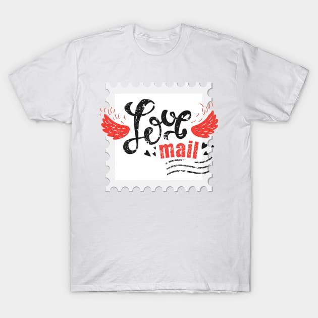 Love Mail T-Shirt by ElenaDanilo